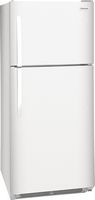 Frigidaire - 20.5 Cu. Ft. Top-Freezer Refrigerator - White - Angle