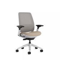 Steelcase - Series 2 3D Airback Chair with Seagull Frame - Oatmeal/Nickel - Angle