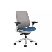 Steelcase - Series 2 3D Airback Chair with Seagull Frame - Cobalt/Nickel - Angle