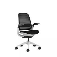 Steelcase - Series 1 Chair with Seagull Frame - Onyx - Angle