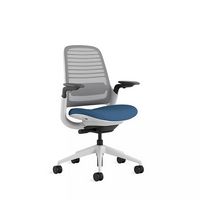 Steelcase - Series 1 Chair with Seagull Frame - Cobalt - Angle