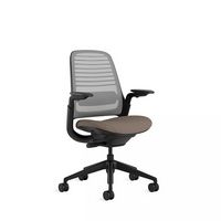 Steelcase - Series 1 Chair with Black Frame - Truffle - Angle