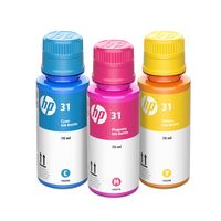 HP - 31 3-Pack Ink Bottles - Cyan/Magenta/Yellow - Angle