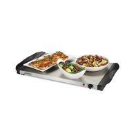 Proctor Silex - Triple Buffet Server - STAINLESS STEEL - Angle