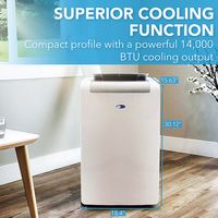 Whynter - 500 Sq. Ft. Portable Air Conditioner - Frost White - Angle