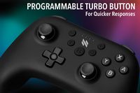 NEXT - Wireless Rechargeable Pro Controller for Switch 2 & Switch - Midnight - Angle