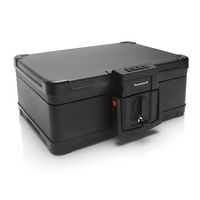 Honeywell - .24 Cu. Ft. Fire- and Water-Proof Chest Safe with Digital Lock - Black - Angle