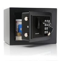 Honeywell - .15 Cu. Ft. Compact Security Safe with Digital Lock - Black - Angle