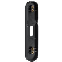 Wasserstein - No-Drill Mount for Google Nest Doorbell (battery) - Black - Angle