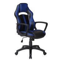 OSP Home Furnishings - Influx Gaming Chair - Blue - Angle