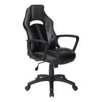 OSP Home Furnishings - Influx Gaming Chair - Gray - Angle
