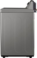 LG - 5.3 Cu. Ft. High-Efficiency Smart Top Load Washer with 4-Way Agitator - Graphite Steel - Angle