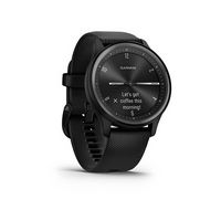 Garmin - vívomove Sport Smartwatch 40 mm Fiber-reinforced polymer - Black - Angle