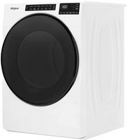 Whirlpool - 7.4 Cu. Ft. Stackable Gas Dryer with Wrinkle Shield - White - Angle