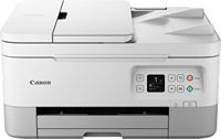 Canon - PIXMA TR7020a Wireless All-In-One Inkjet Printer - White - Angle