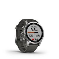 Garmin - fēnix 7S GPS Smartwatch 42 mm Fiber-reinforced polymer - Silver - Angle