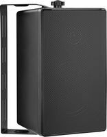 Insignia™ - 2-Way Indoor/Outdoor Speakers (Pair) - Black - Angle