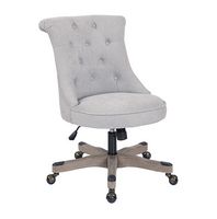 OSP Home Furnishings - Hannah Tufted Office Chair - Fog - Angle