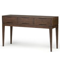 Simpli Home - Harper Console Sofa Table - Walnut Brown - Angle