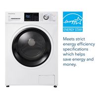 Insignia™ - 2.7 Cu. Ft. High Efficiency Stackable Front Load Washer with ENERGY STAR Certificatio... - Angle