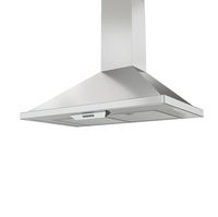 Zephyr - 36 inches - Convertible - Wall Range Hood - Stainless Steel - Angle