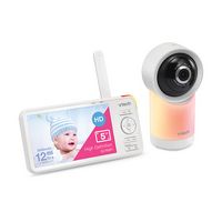 VTech - 1080p Smart WiFi Remote Access 360 Degree Pan & Tilt Video Baby Monitor with 5” Display, ... - Angle