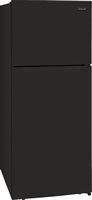 Frigidaire - 17.6 Cu. Ft. Top Freezer Refrigerator - Black - Angle