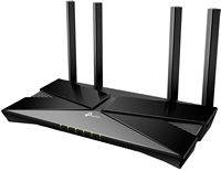 TP-Link - Archer AX3000 Pro Dual-Band Wi-Fi 6 Router - Black - Angle