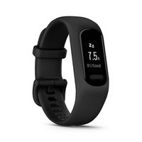 Garmin - vívosmart 5 Smart Fitness Tracker + Heart Rate Large - Black - (2022) - Angle