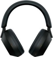 Sony - WH1000XM5 Wireless Noise-Canceling Over-the-Ear Headphones - Black - Angle