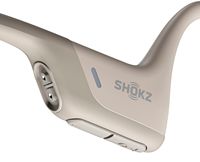 Shokz - OpenRun Pro Premium Bone Conduction Open-Ear Sport Headphones - Beige - Angle