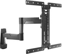 Rocketfish™ - Full-Motion TV Wall Mount for Most 32”-55” TVs - Black - Angle