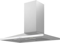 Zephyr - 36 inches - Convertible - Wall Range Hood - Stainless Steel - Angle