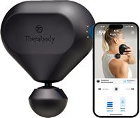 Therabody - Theragun mini (2nd Gen) Bluetooth + App Enabled Portable Massage Gun & 30% Lighter (L... - Angle