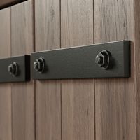 Sauder - Home Plus 2-Door Farmhouse Storage Cabinet - Brown - Angle