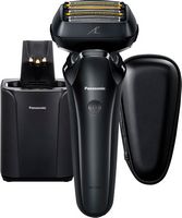 Panasonic - Arc6 Six-Blade Wet/Dry Electric Shaver with Automatic Cleaning and Charging Station -... - Angle