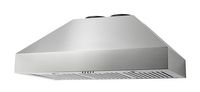 Thor Kitchen Professional - 36 inches - Convertible - Wall Range Hood - Stainless Steel - Angle