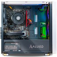 Allied Gaming - Stinger Gaming Desktop - AMD Ryzen 5 1600 - 16GB RGB 3200 Memory - NVIDIA GeForce... - Angle