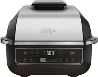 Ninja - Foodi 6-in-1 Countertop Indoor Grill with 4-quart Air Fryer, Roast, Bake, Broil, Dehydrat... - Angle