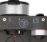 Ninja - Espresso & Coffee Barista System, Single Serve & Nespresso, with 12-Cup Carafe, 4 Styles ... - Angle