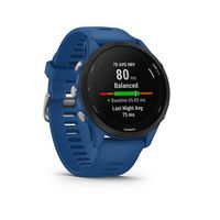 Garmin - Forerunner 255 GPS Smartwatch 46 mm Fiber-reinforced polymer - Tidal Blue - Angle