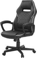 Insignia™ - Essential PC Gaming Chair - Black - Angle