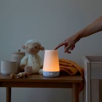 Hatch - Rest 2nd Gen All-in-one Sleep Assistant, Nightlight & Sound Machine - White - Angle