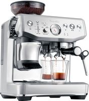 Breville - the Barista Express Impress Espresso Machine - Brushed Stainless Steel - Angle