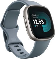 Fitbit - Versa 4 Fitness Smartwatch - Platinum - Angle