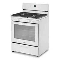 Whirlpool - 5.1 Cu. Ft. Freestanding Gas Range with Broiler Drawer - White - Angle