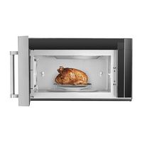 KitchenAid - 1.9 Cu. Ft. Convection Over-the-Range Microwave with Air Fry Mode - Stainless Steel - Angle