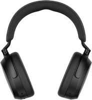 Sennheiser - Momentum 4 Wireless Adaptive Noise-Canceling Over-The-Ear Headphones - Black - Angle