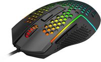 REDRAGON - M987-K Lightweight Wired Optical Gaming Mouse with RGB Backlighting - Wired - Black - Angle