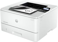 HP - LaserJet Pro 4001n Black-and-White Laser Printer - White - Angle